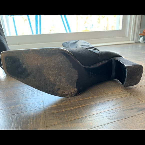 Like New Vintage Sergio Rossi Sleek Black Boots 36 - Picture 11 of 15